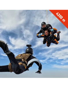 Tandem parachute Jump from 4200m + video & photos