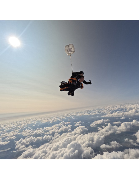 Tandem jump from 3,000 meters + video & photos